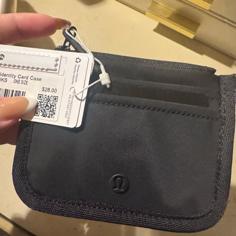 Lululemon Black Card Case